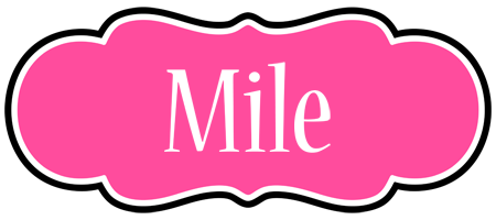 Mile invitation logo