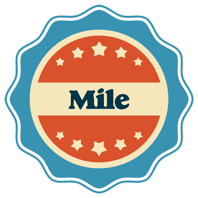 Mile labels logo