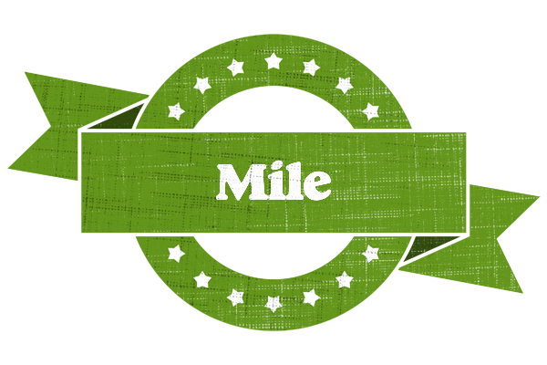 Mile natural logo