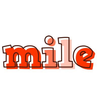 Mile paint logo