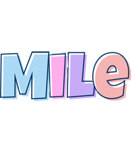 Mile pastel logo