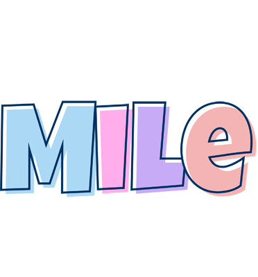 Mile pastel logo