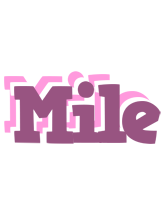 Mile relaxing logo