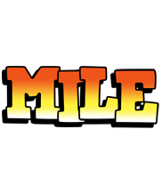 Mile sunset logo