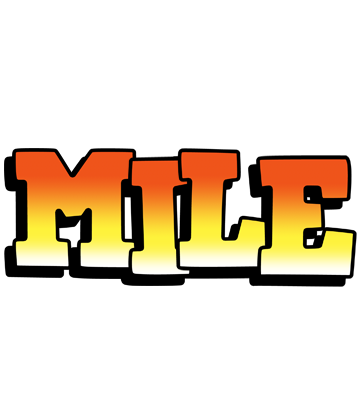 Mile sunset logo