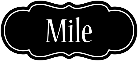 Mile welcome logo