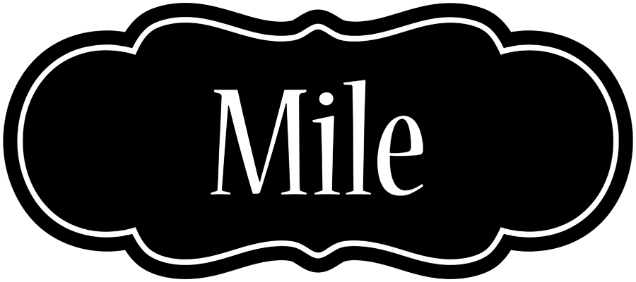 Mile welcome logo