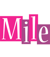 Mile whine logo