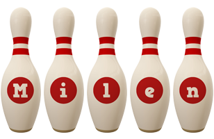 Milen bowling-pin logo