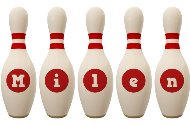 Milen bowling-pin logo