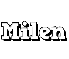 Milen snowing logo