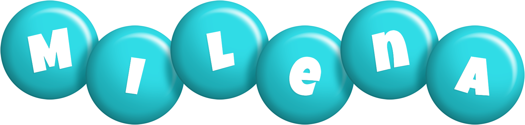 Milena candy-azur logo