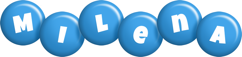 Milena candy-blue logo