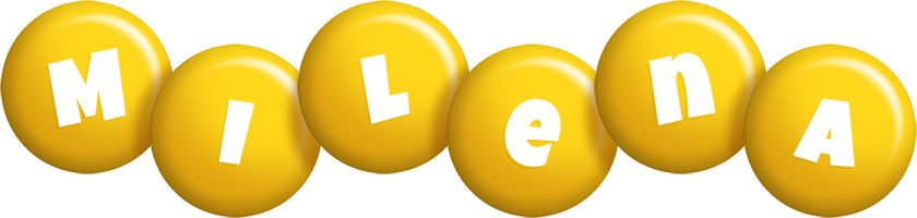 Milena candy-yellow logo