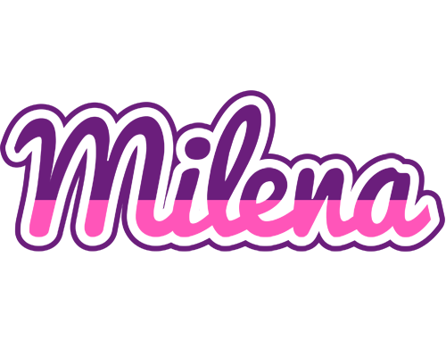 Milena cheerful logo