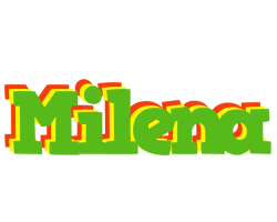 Milena crocodile logo