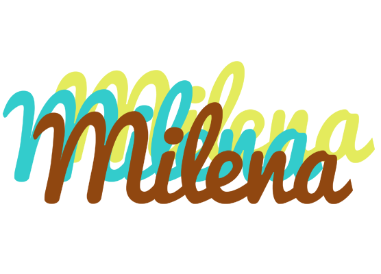 Milena cupcake logo