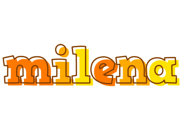 Milena desert logo