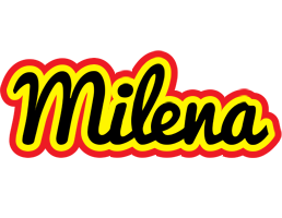 Milena flaming logo
