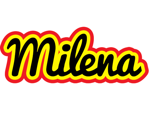 Milena flaming logo
