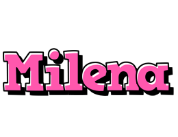 Milena girlish logo