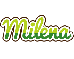 Milena golfing logo