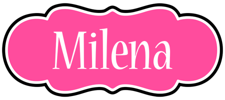 Milena invitation logo