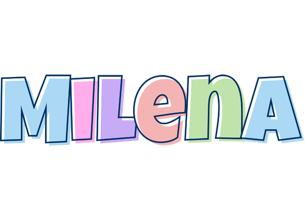 Milena pastel logo
