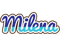 Milena raining logo