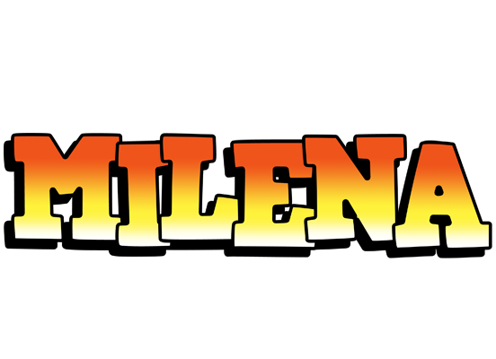 Milena sunset logo