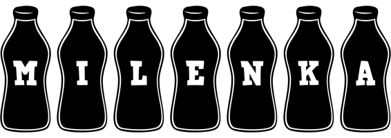 Milenka bottle logo