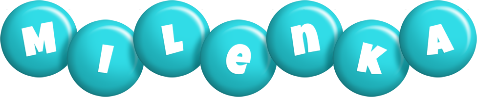Milenka candy-azur logo