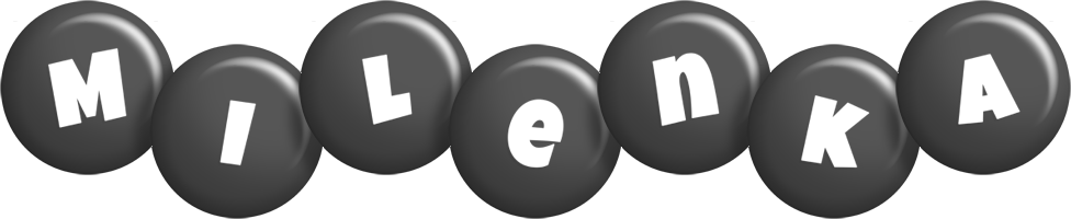 Milenka candy-black logo
