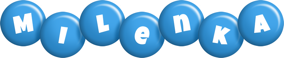 Milenka candy-blue logo