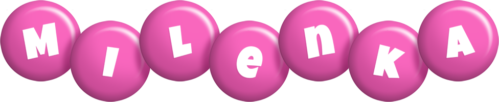 Milenka candy-pink logo