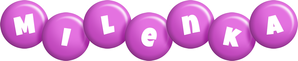 Milenka candy-purple logo