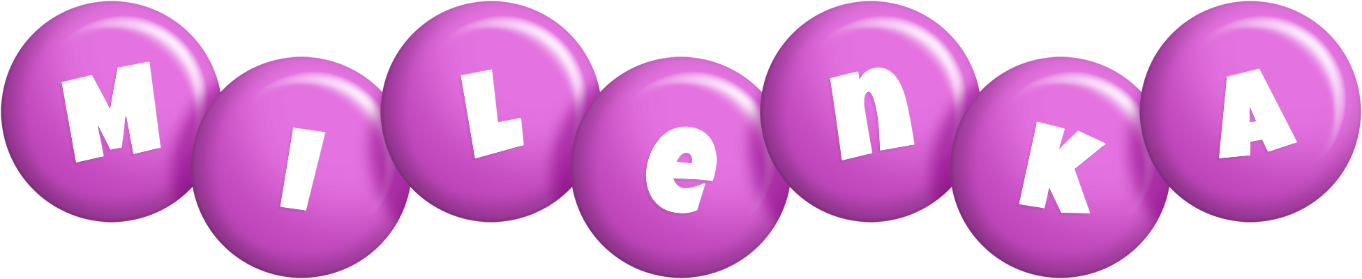 Milenka candy-purple logo