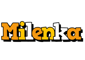Milenka cartoon logo