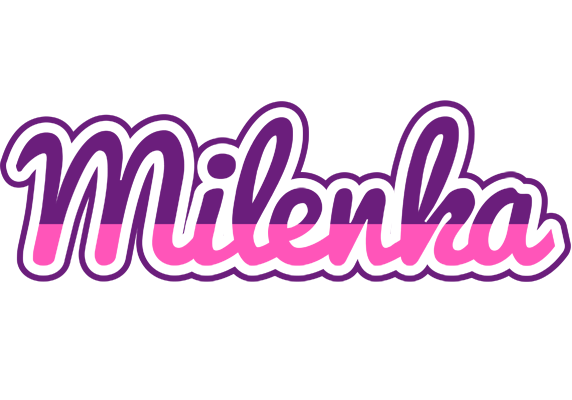 Milenka cheerful logo