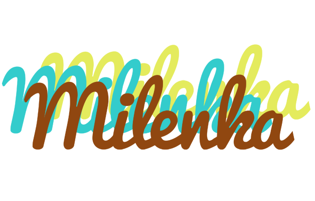 Milenka cupcake logo