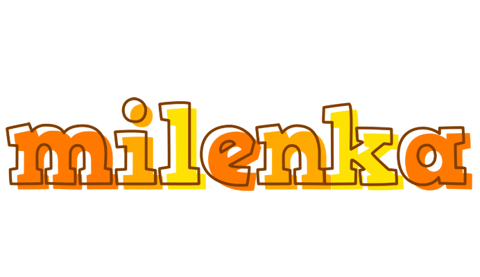 Milenka desert logo