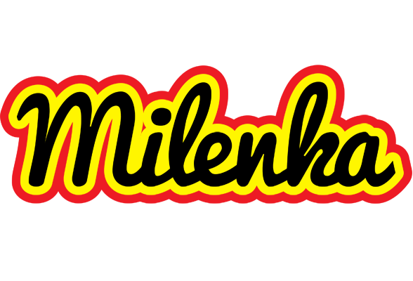 Milenka flaming logo