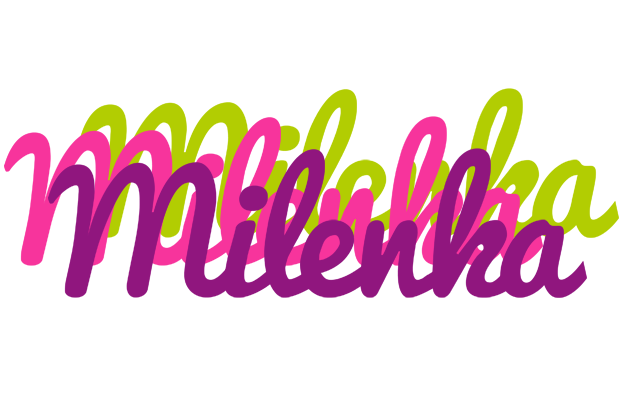 Milenka flowers logo