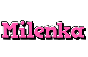 Milenka girlish logo