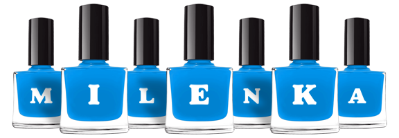 Milenka glossy logo