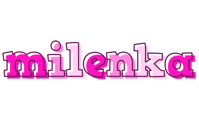 Milenka hello logo