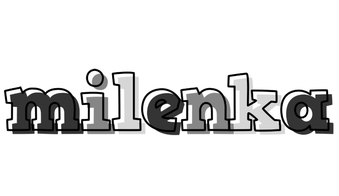 Milenka night logo