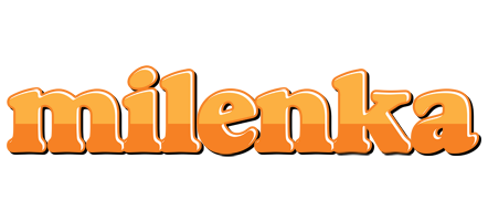 Milenka orange logo