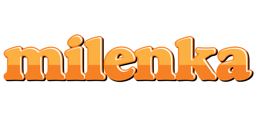 Milenka orange logo