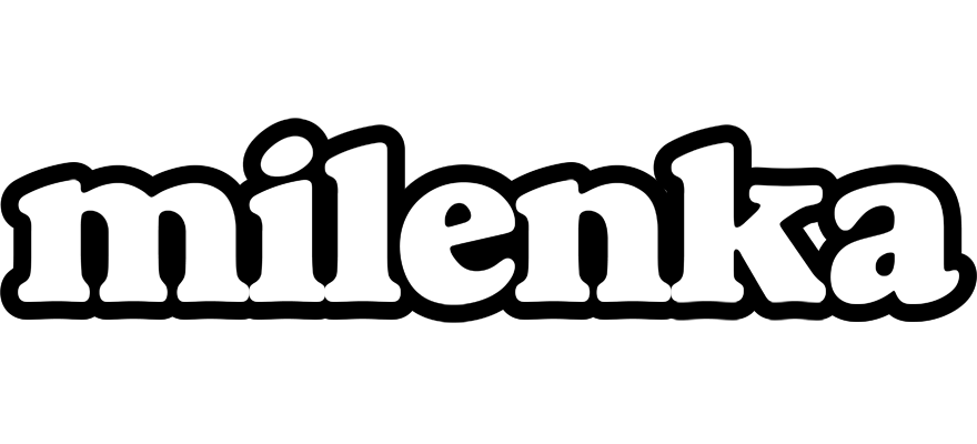 Milenka panda logo
